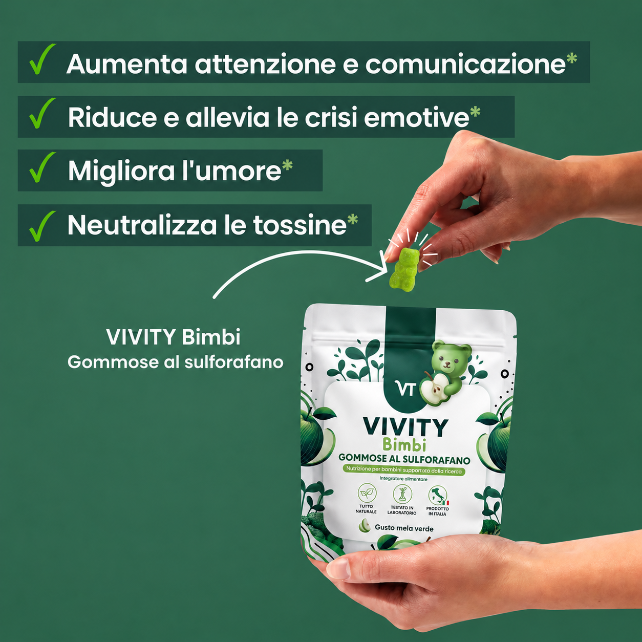 VIVITY™ Caramelle Gommose per Bambini